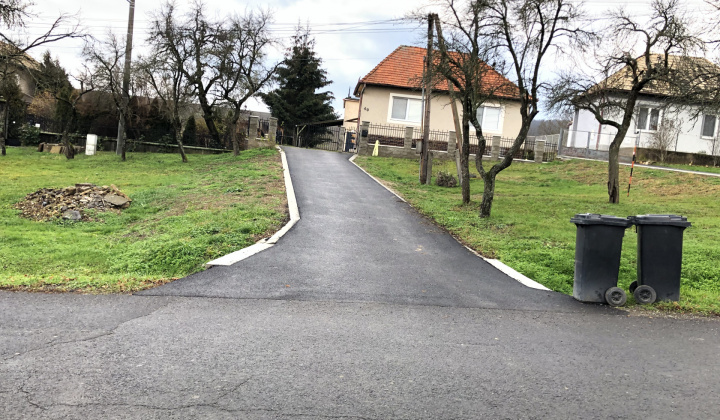  Rekonštrukcia miestnych komunikácií Veľké Zlievce