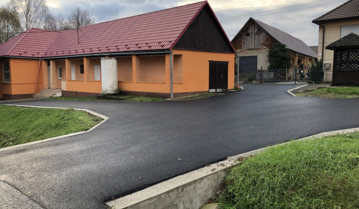 Rekonštrukcia miestnych komunikácií Veľké Zlievce