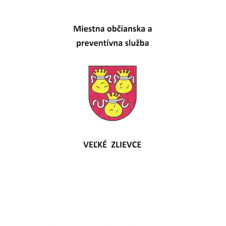 Miestna občianska a preventívna služba v obci Veľké Zlievce