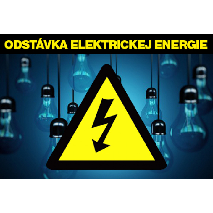 Odstávka el. energie od: 09.04.2025 08:00 do: 09.04.2025 16:00 bude prerušená distribúcia elektriny  